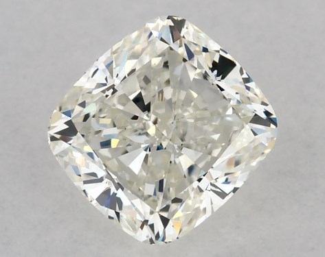 GIA 1.00 Carat K-SI1 Ideal Cut Cushion Modified Diamond